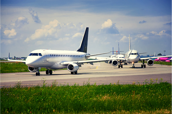 Top-10 airlines by number of flights in 2020