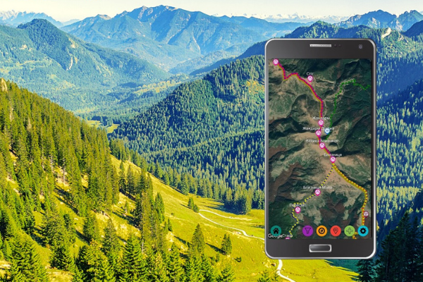 Mobile app «Hiking in the Carpathians»